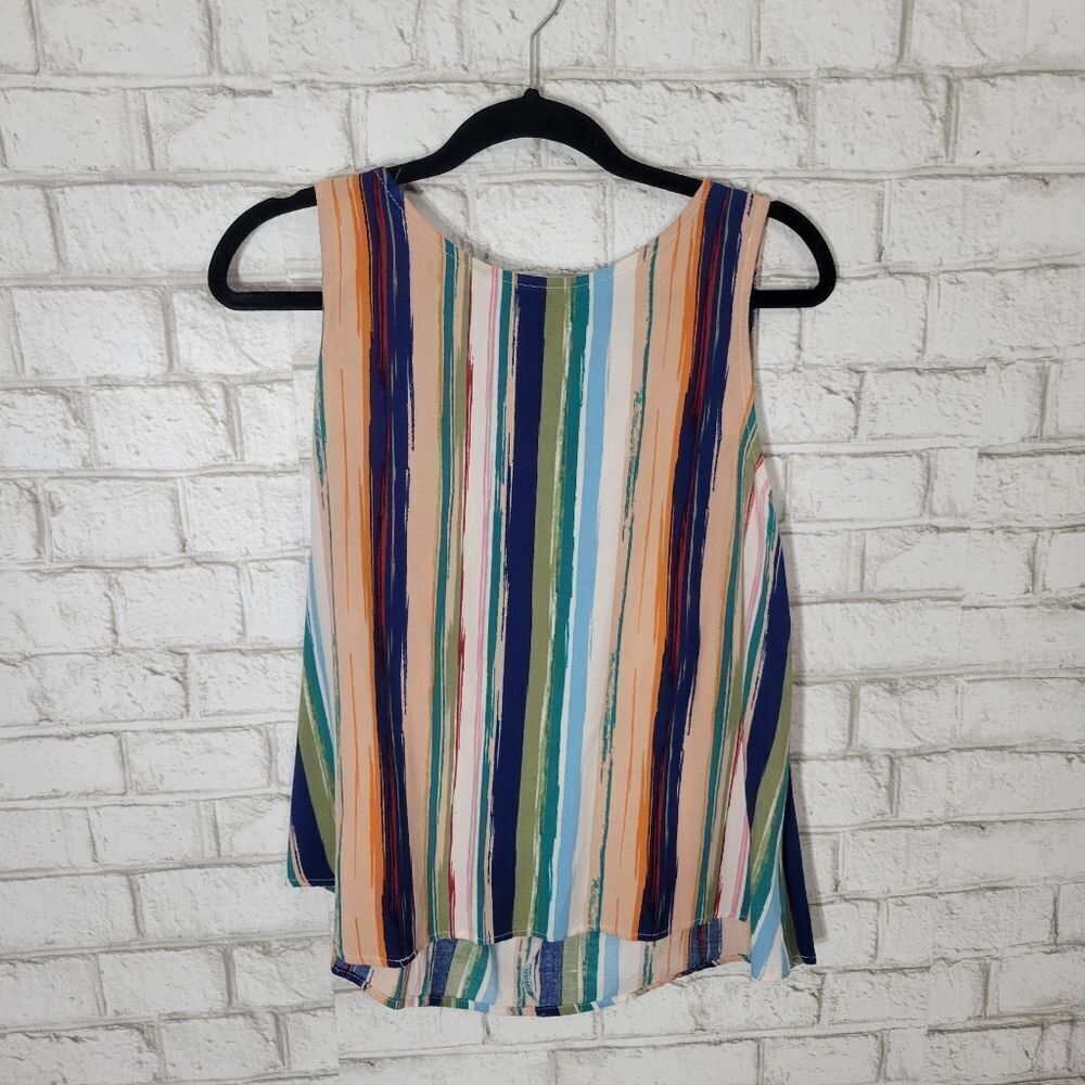 Staccato cute colorful stripe tank